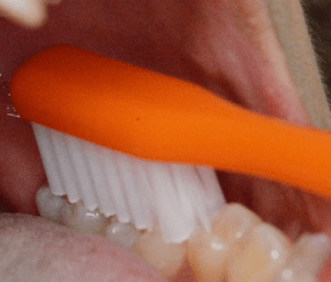 歯のかみ合わせの部分の磨き方