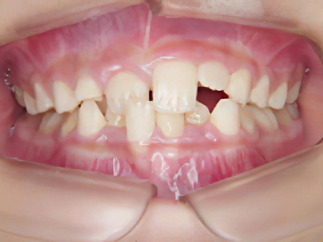 矯正歯科治療事例１：治療前